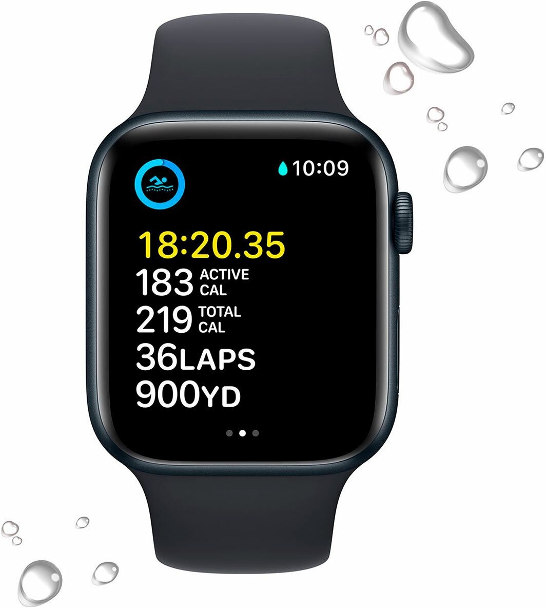 Умные часы Apple Watch SE (2022) 44мм Starlight MNJX3AE/A - фото №5
