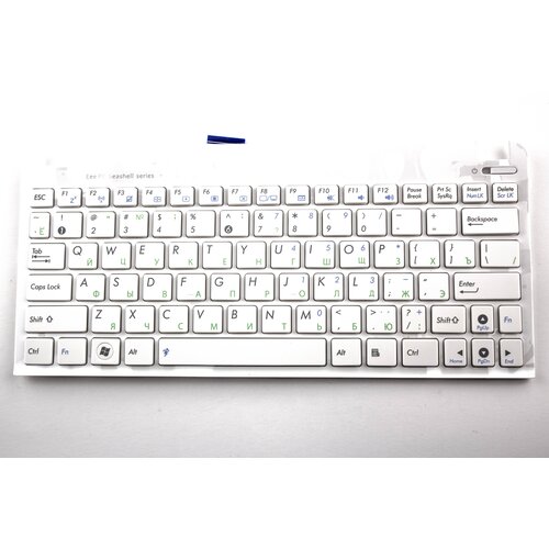Клавиатура для Asus Eee PC 1015 1011 c рамкой Белая pn EJ1 AEEJ1700210 V103646GS1 RU 1640₽