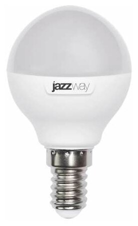 Лампа светодиодная PLED-SP 7Вт G45 шар 3000К тепл. бел. E14 540лм 230В JazzWay 1027856-2