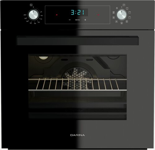 Изображение товара Электрический духовой шкаф Darina 0V5 BDE112 708 B1 59 см, 65 л, гриль и конвекция, черный
