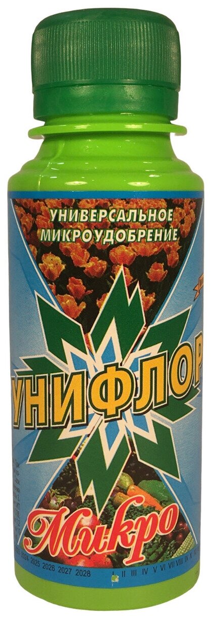 Жидкое концентрированное универсальное хелатное удобрение Унифлор Микро 100 мл