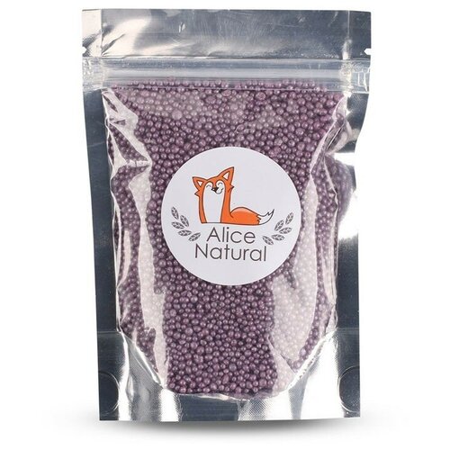 Alice natural, блестящий жемчуг (соль) для ванн 