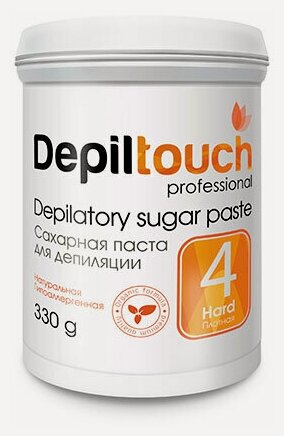 Изображение товара DEPILTOUCH PROFESSIONAL Hard Сахарная паста для депиляции 4 плотная, 330 гр