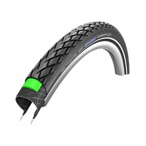 фото Покрышка schwalbe 700x23c (23-622), marathon perf, greenguard, twinskin, b/b+rt hs420 spc 67epi, 11100495.01