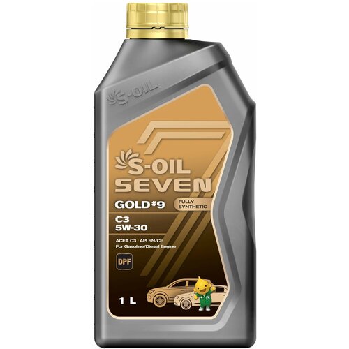 Синтетическое моторное масло S-OIL SEVEN GOLD#9 C3 5W-30, 4 л, 1 шт.