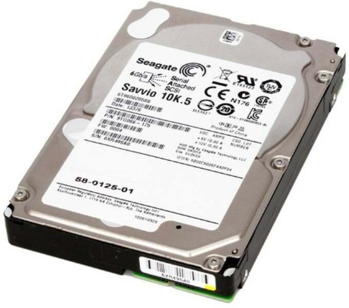 Жесткий диск Seagate ST9600205SS, 2.5", SAS, 600Гб