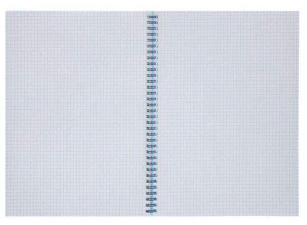 Тетрадь А4, 80 листов в клетку на спирали ErichKrause "Glance Vivid", с пластиковой обложкой, блок офсет, белизна 100%, микс