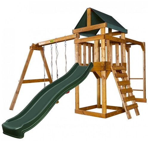 Детская игровая площадка Babygarden Play 4 - зеленый (спортивно-игровая площадка для дачи и улицы)