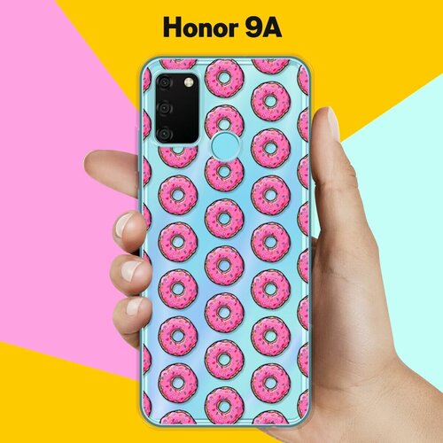 Силиконовый чехол Пончики на Honor 9A силиконовый чехол на honor 9a хонор 9а сочные лимоны прозрачный