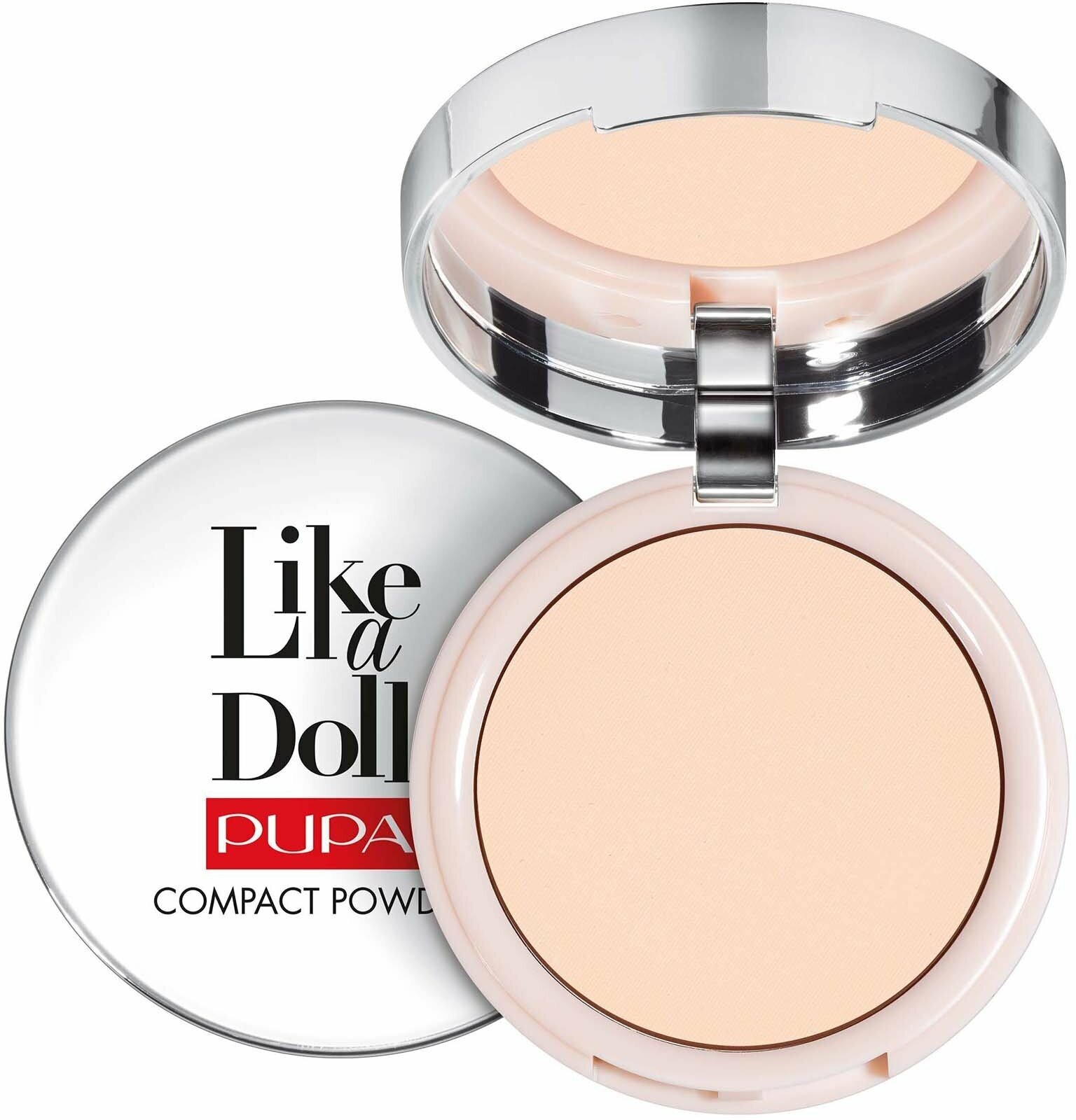 Легкая компактная пудра для лица Pupa Like a Doll Compact Powder