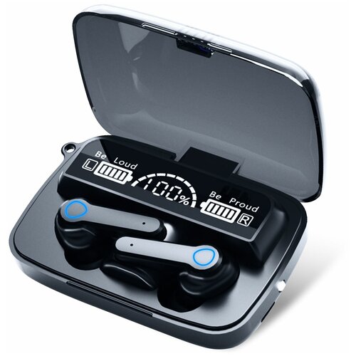 Наушники беспроводные с микрофоном для компьютера и смартфонов Игровая гарнитура Power Bank 2200 mAh Черный 109000₽