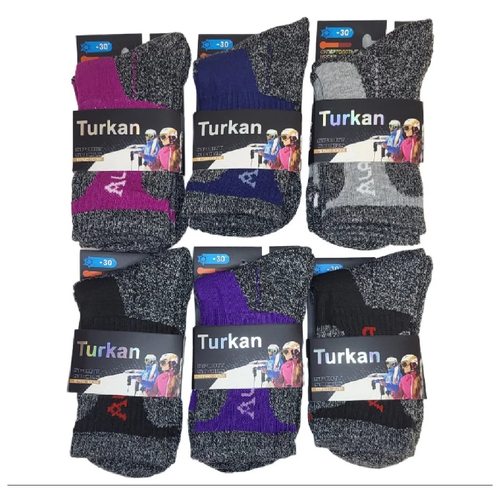 Термо носки женские Turkan Аляска, 6 пар, размер 36-41