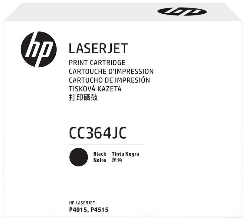 HP Тонер-картридж оригинальный HP CC364JC 64A черный повышенной емкости, контрактный 24K