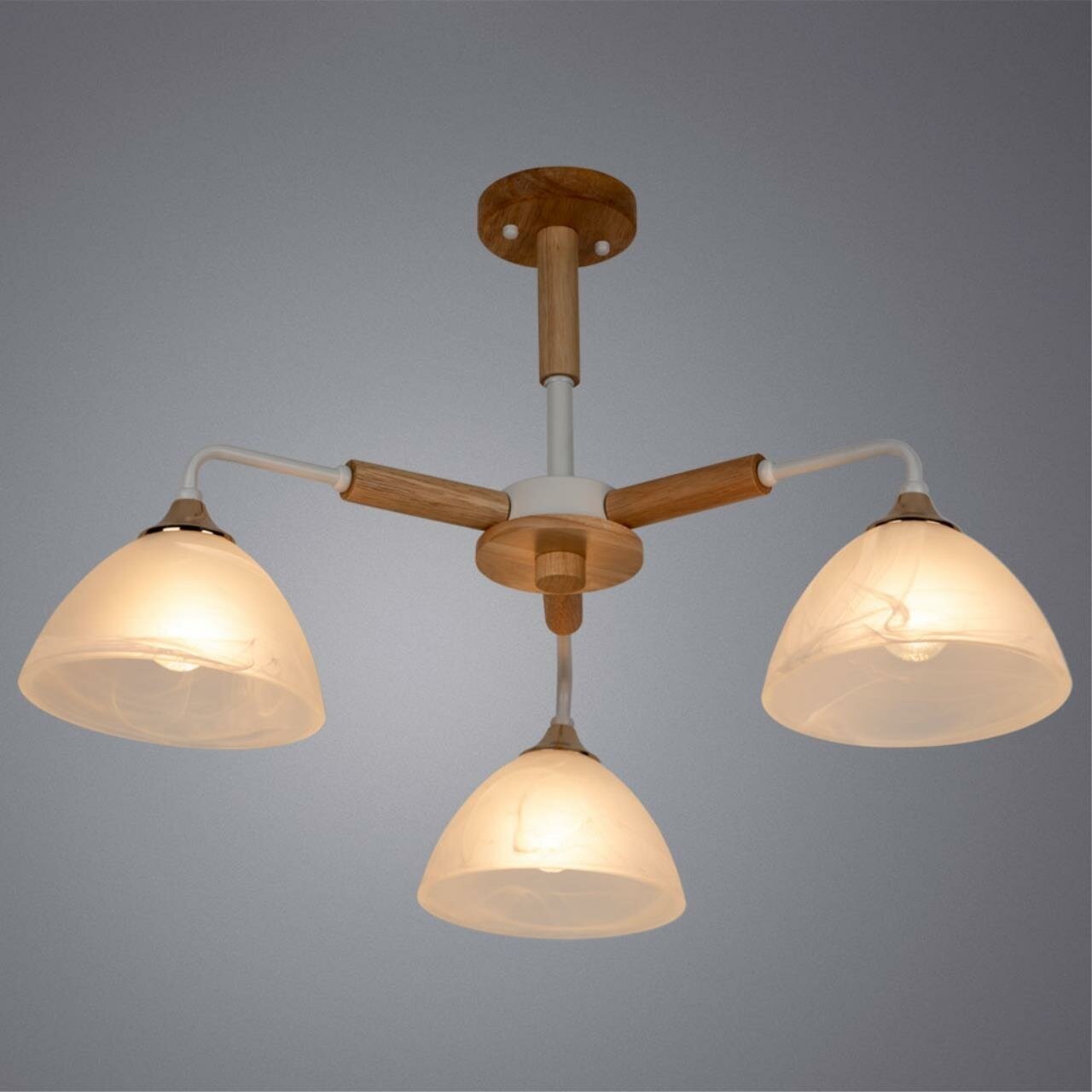 Люстра Arte Lamp Matthew A5032PL, G9, 120 Вт, кол-во ламп: 3 шт., цвет: белый - фотография № 3