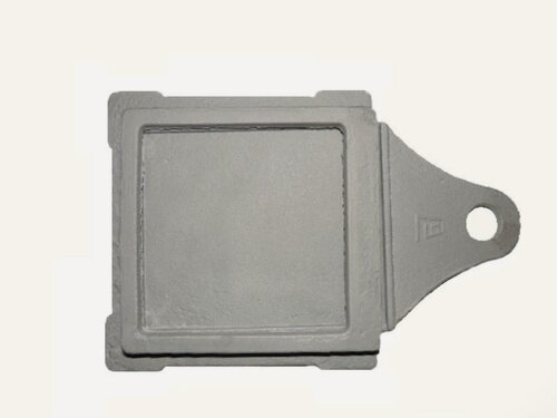 Изображение товара Задвижка каминная ЗВ-1У (130х130мм) (Б) чугун, внешний размер 280мм х 190мм