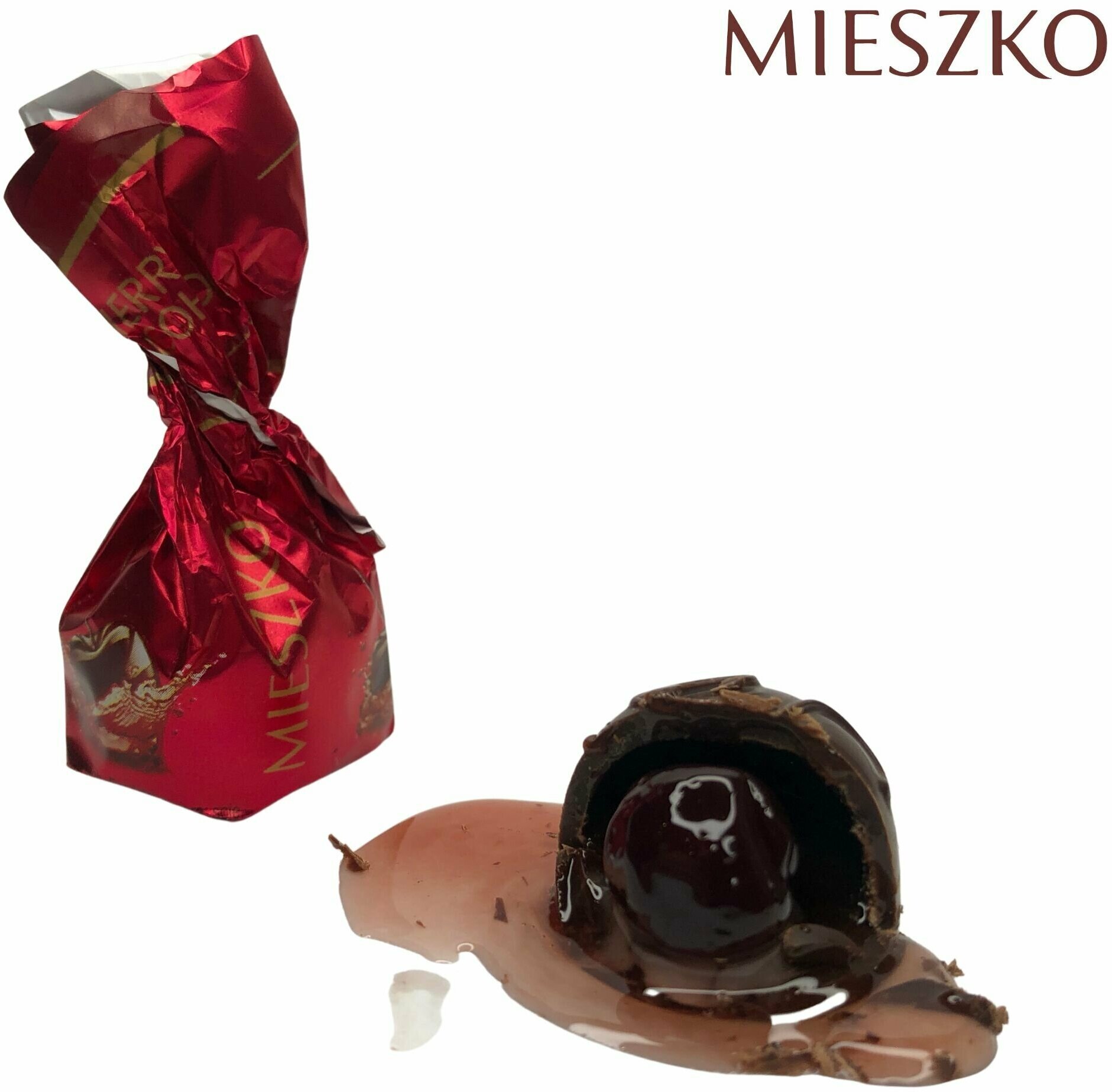 Конфеты шоколадные / Вишня в ликере "CHERRY IN ALCOHOL" (2.5кг) Mieszko - фотография № 2