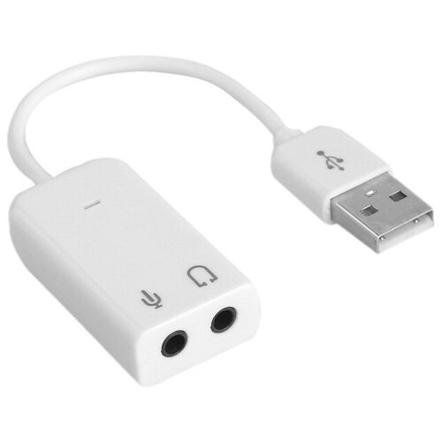 Внешняя звуковая карта USB с микрофоном