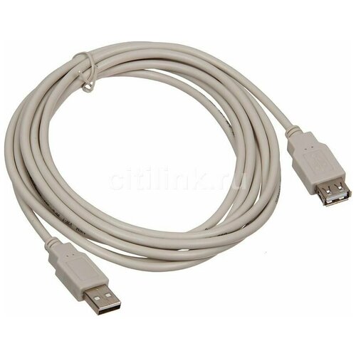 Кабель-удлинитель USB2.0 Buro USB A(m) - USB A(f), 3м [usb2.0-am/af-3] кабель удлинитель ningbo usb a m usb a f 3м феррит кольца блистер