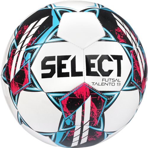 фото Футзальный мяч select futsal talento 13 v22, 57-59 см, бело-голубой 57-59 см