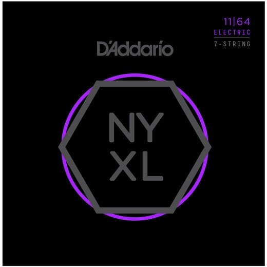 D'Addario NYXL1164 струны для 7-стр. электрогитары, 11-64