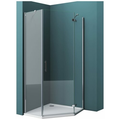 Душевой уголок Belbagno KRAFT-P-1-90-C-Cr-R душевой уголок belbagno kraft kraft r 2 90 c cr 90х90 см профиль хром стекло прозрачное