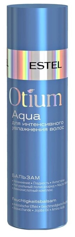 ESTEL Эстель Бессульфатный Бальзам для увлажнения волос Otium Aqua 200 мл