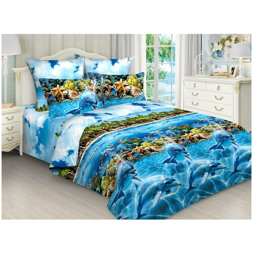 Комплект постельного белья Семейный, бязь 