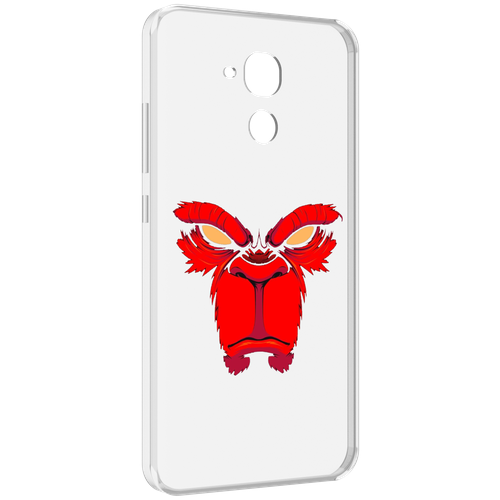 Чехол MyPads красная обезьяна в темноте для Huawei Honor 5C/7 Lite/GT3 5.2 задняя-панель-накладка-бампер