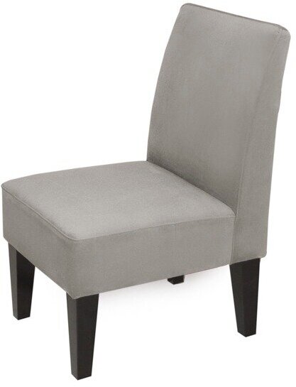 Кресло столовое Универ 4, велюр светло-серый