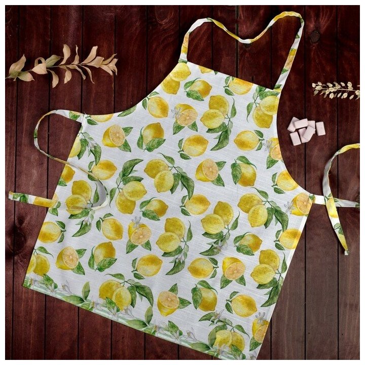 фото Фартук "Этель" Лимоны 60х65 см см, 100% хл, репс 190 гр/м2