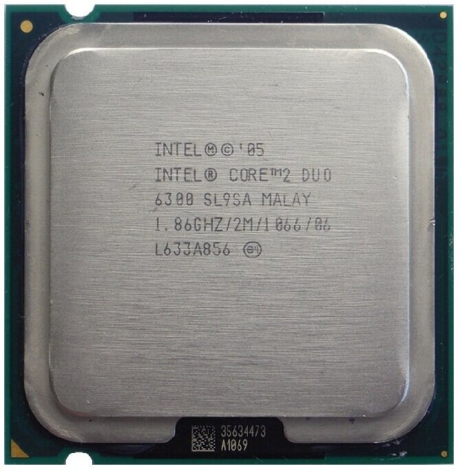 Процессор Intel Core 2 Duo E6300 LGA775 2 x 1866 МГц