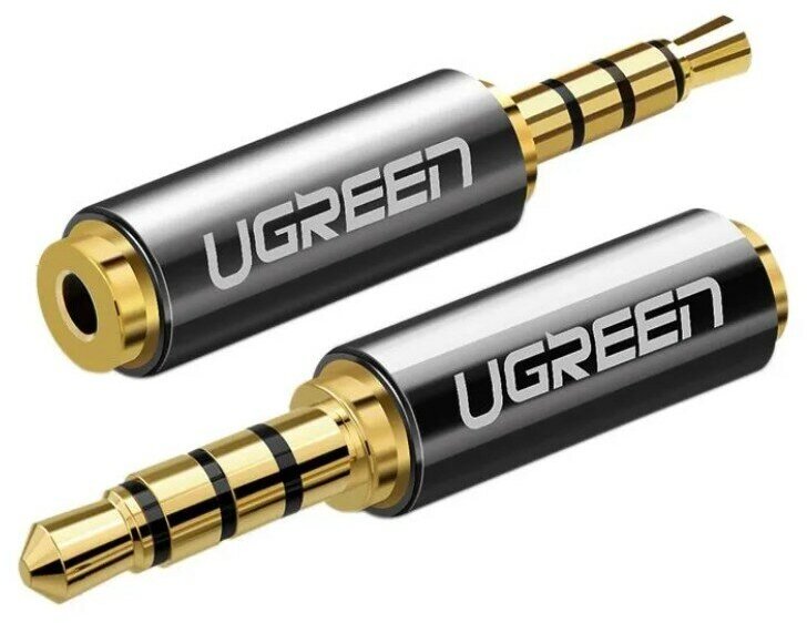 Ugreen Adapter (20502) 3.5mm Male to 2.5mm Female адаптер переходник 3.5mm (m) to 2.5mm (f)