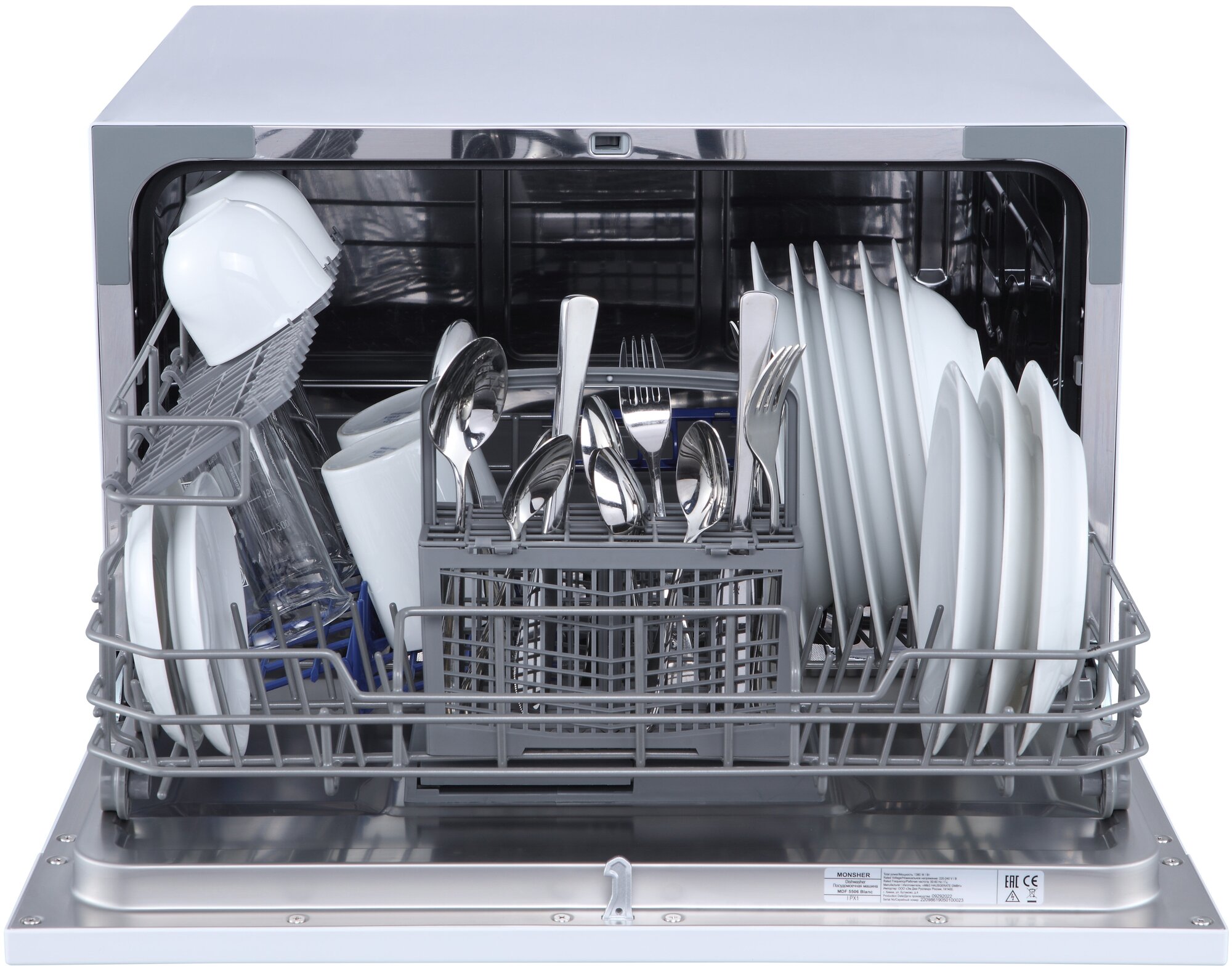 Посудомоечная машина Monsher MDF 5506 Blanc - фотография № 9