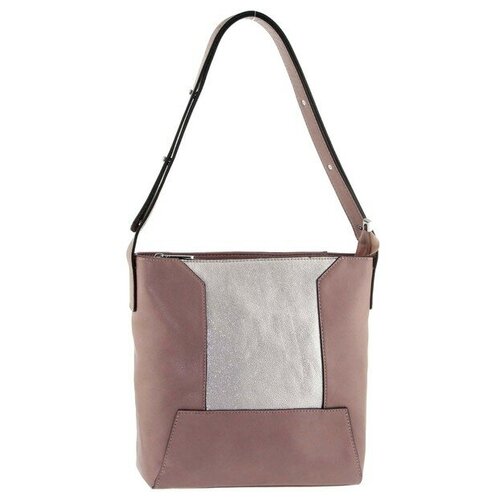 Сумка тоут B.Oalengi, фактура гладкая, розовый рюкзак тоут accessori сова фактура гладкая розовый