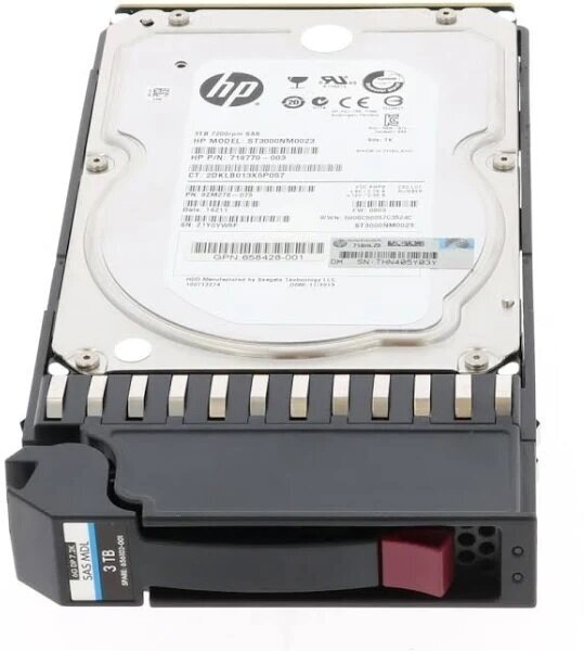 Жесткий диск HP P2000 3TB 6G SAS 7.2K LFF MDL HDD [QK703A]