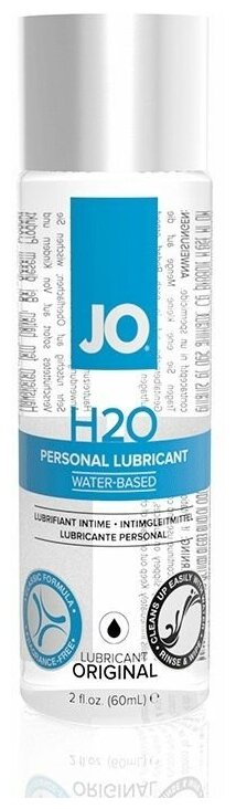 Нейтральный лубрикант на водной основе JO PERSONAL LUBRICANT H2O - 60 МЛ.