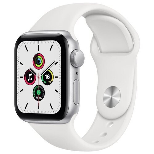 Apple Watch SE 40mm GPS 2022 Silver AluminiumWhite 3025000₽