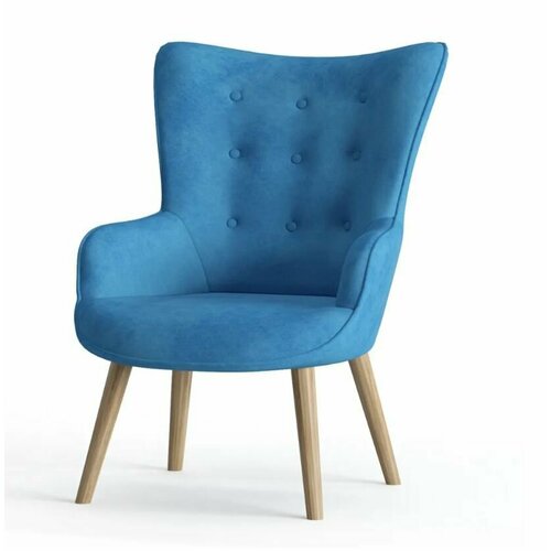 Кресло и пуф, комплект мягкой мебели с оттоманкой для гостиной для кабинета в детскую комнату