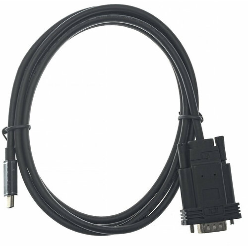 кабель vcom vga m vga m 5м VCOM CU421C-1.8M Кабель-адаптер USB 3.1 Type-Cm --> VGA(M) 1080@60Hz, 1.8M VCOM