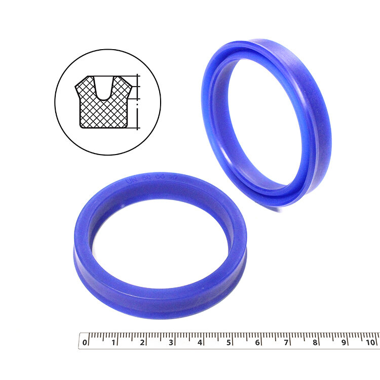 Манжета гидравлическая 50х60х10 (манжета цилиндра 60*50*10) тип UN PU (полиуретан)
