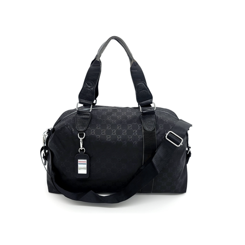 Сумка спортивная NIP, 26 л, 48х31х47 см, ручная кладь, черно-белый