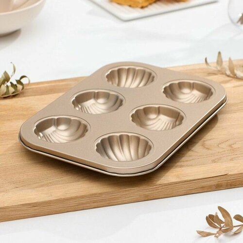 Форма для выпечки печенья Мадлен металлическая Danny Home 1166₽