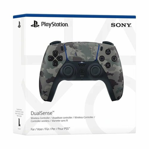 Геймпад беспроводной Sony DualSense Grey Camouflage Wireless Controller CFI-ZCT1 PS5 8700₽