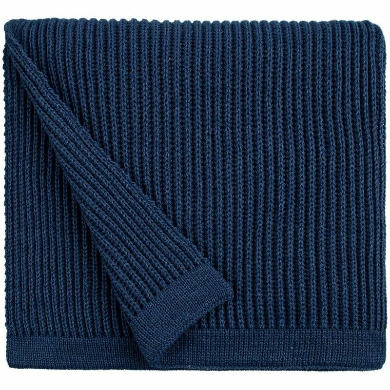 Плед Shirr, синий — фото 1