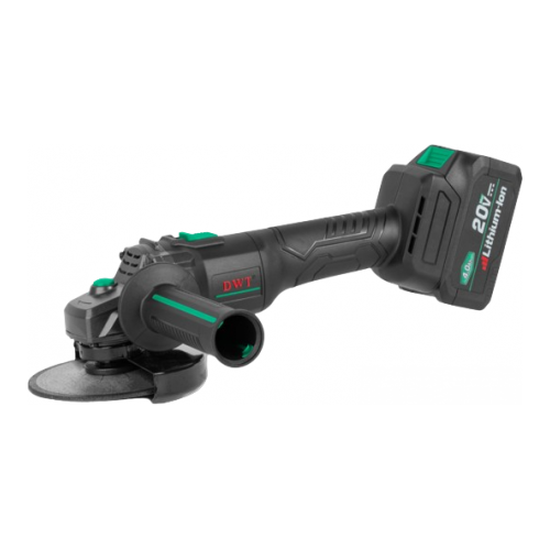 Угловая шлифмашина DWT AWSP-20-125 DN-4C2 BMC с 2-мя АКБ кейс 19461₽
