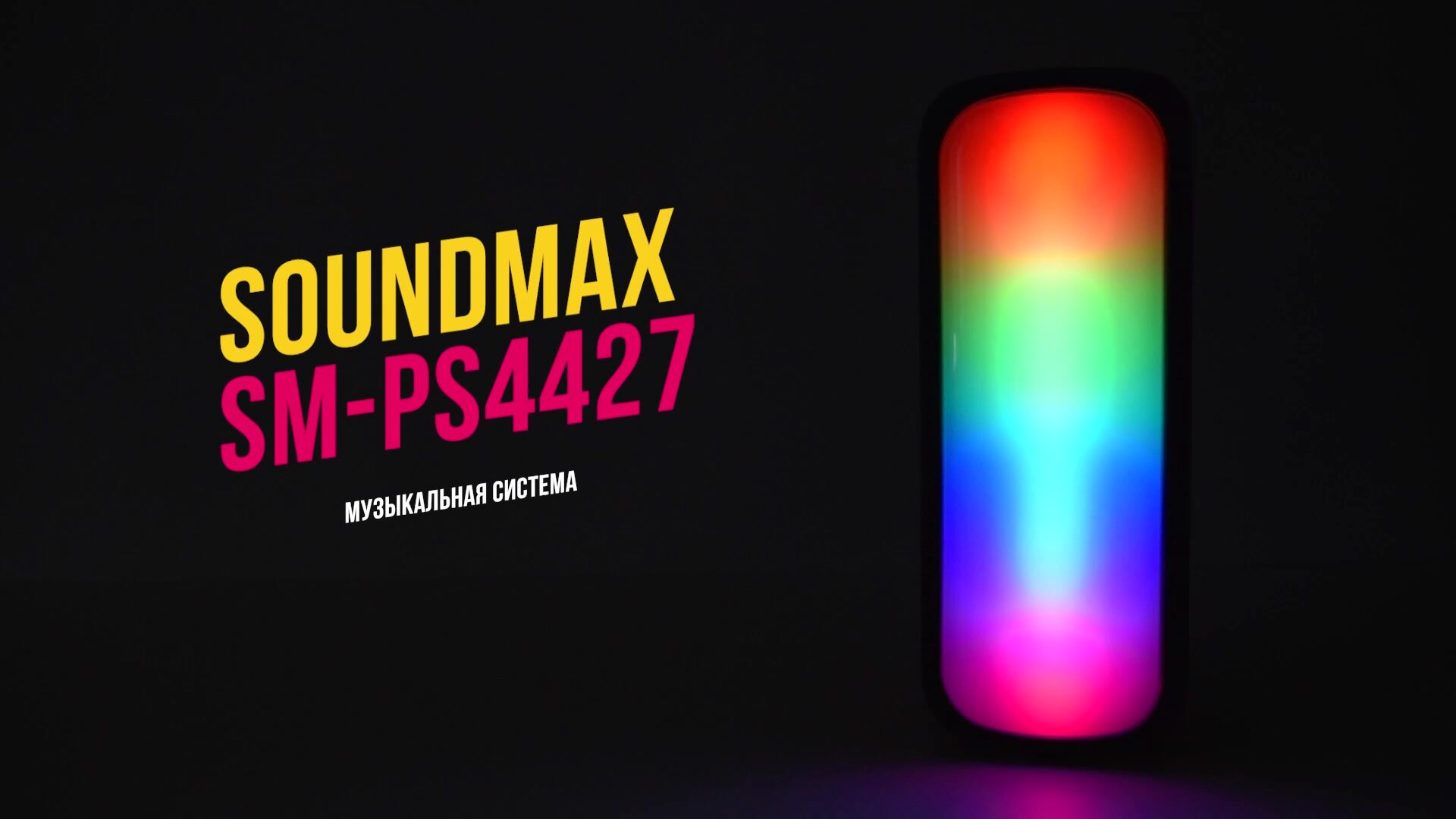 Колонка портативная SOUNDMAX SM-PS4427(черный) — фото 1