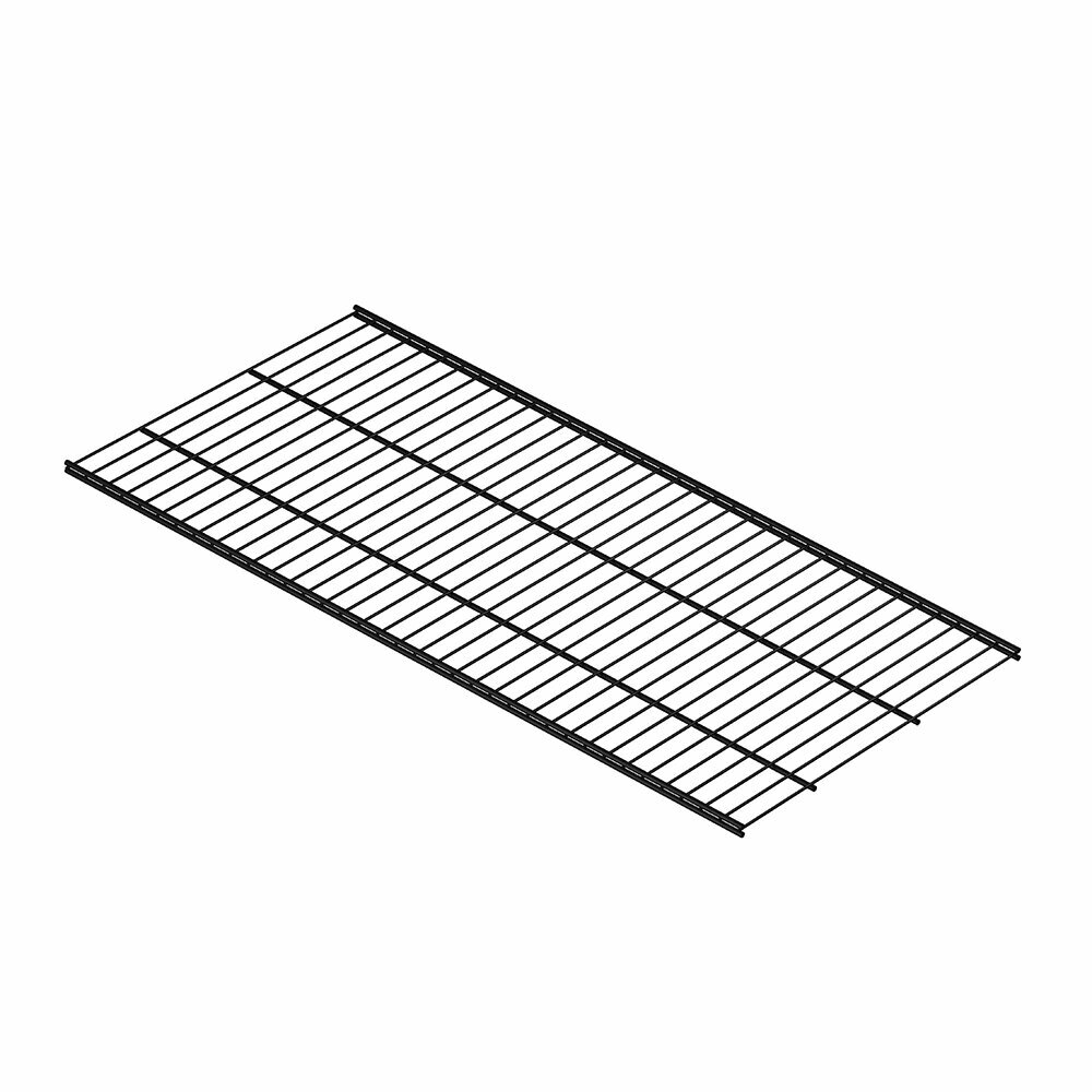Полка металлическая Larvij 903х406 мм черная