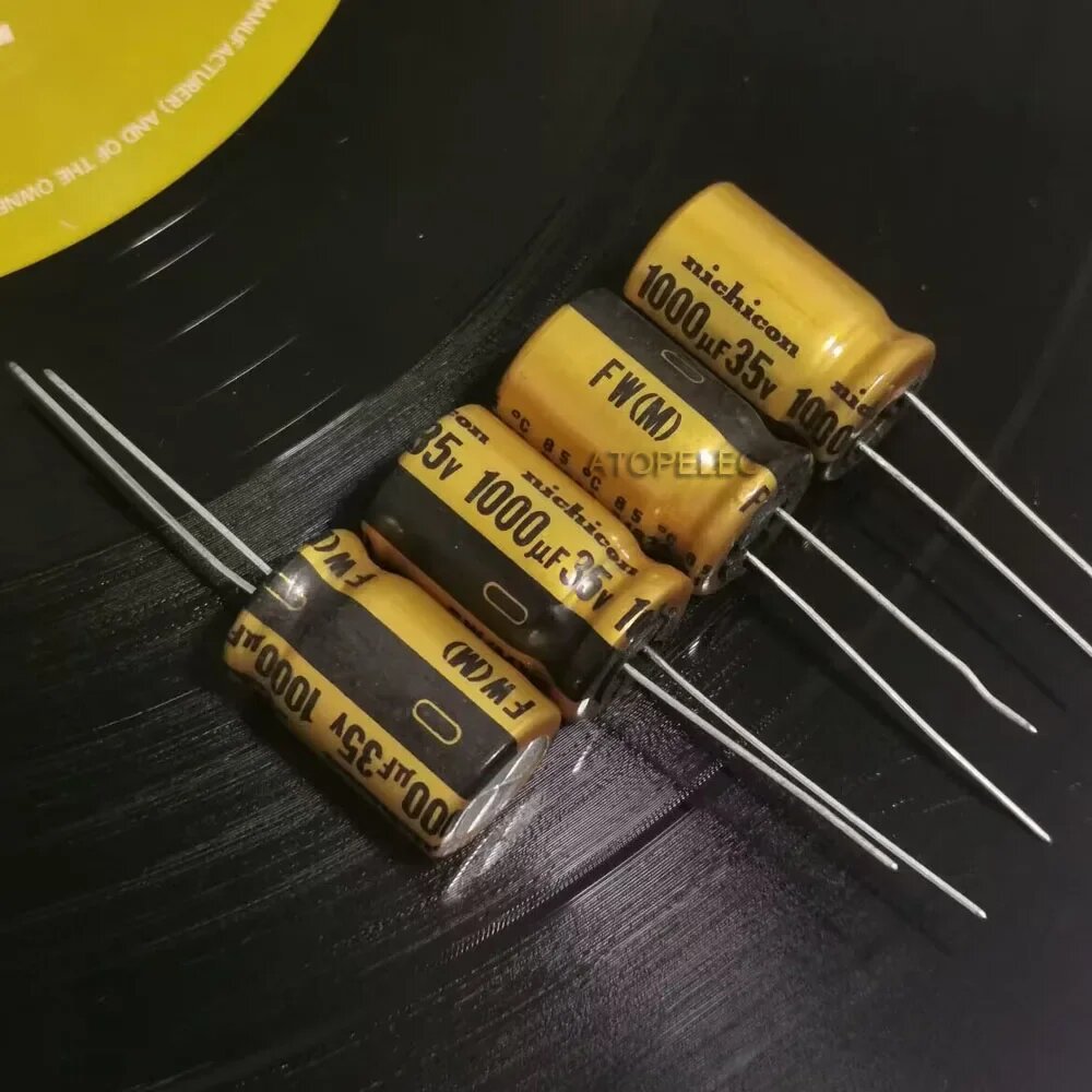Nichicon FW серия электролитических конденсаторов Hi-Fi аудио, 1000uF 35V