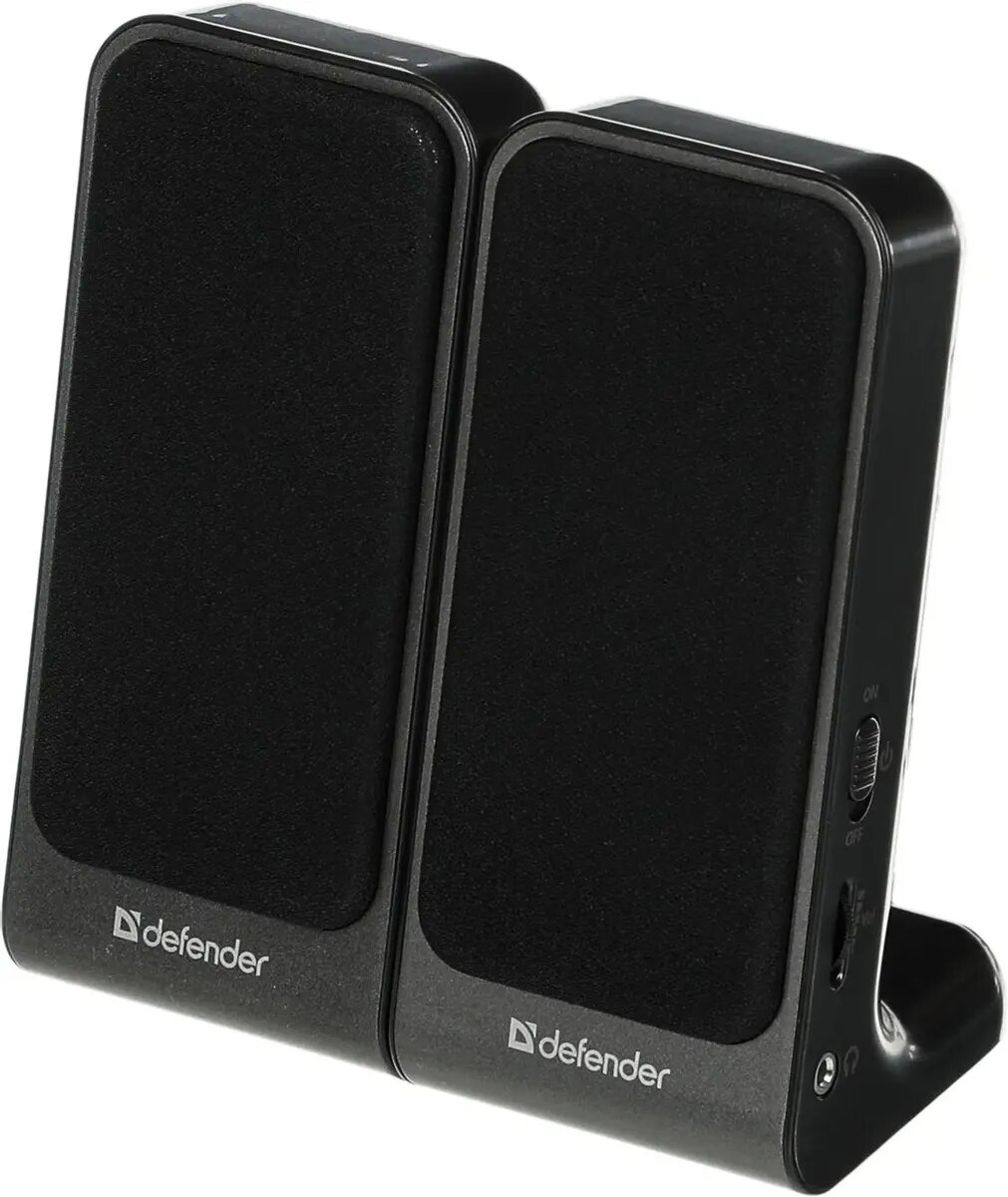 Колонки Defender SPK 220/225 2.0, 2 х 2W, USB пит, разъем для наушников 65220