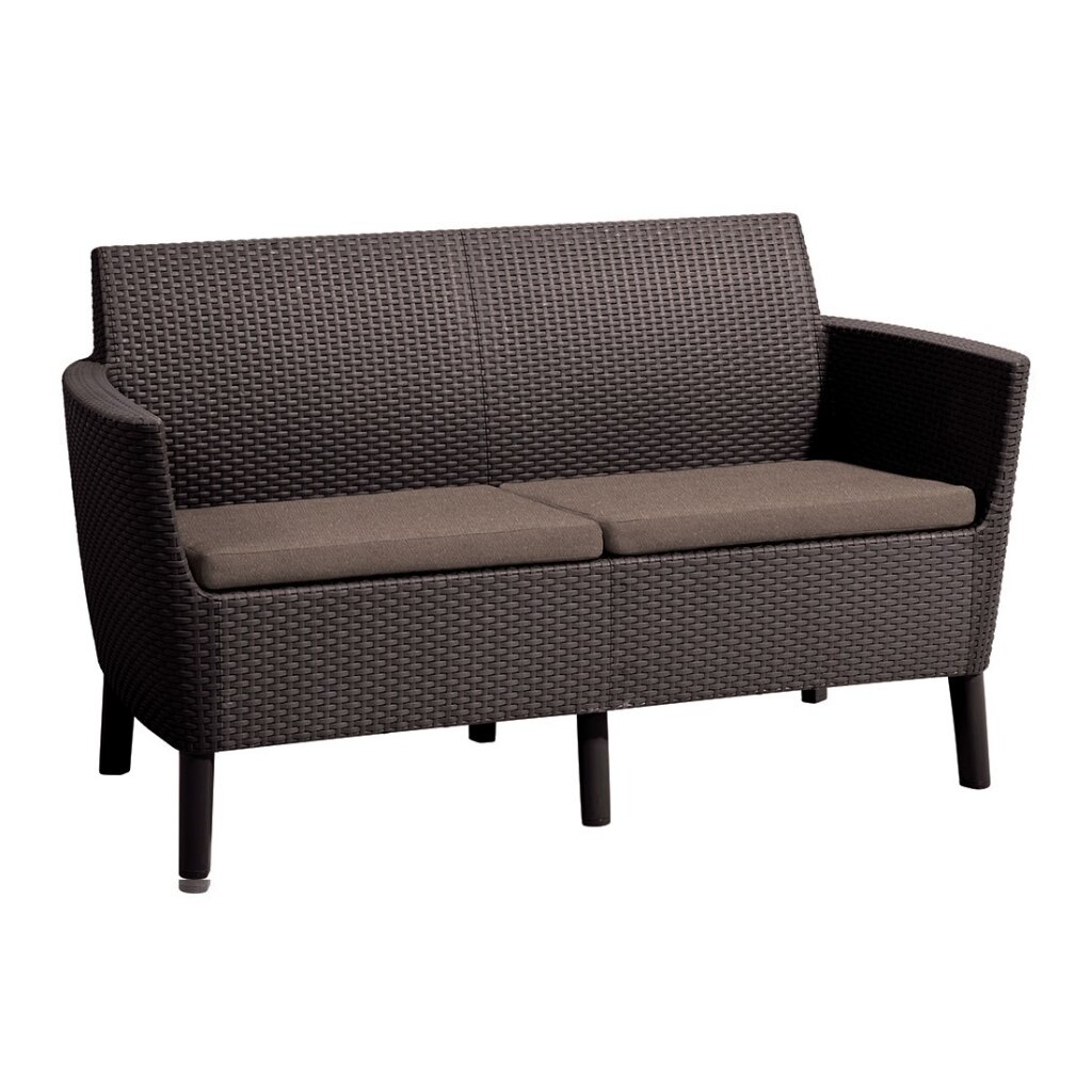 Диван Allibert Salemo 2 seater sofa  17209038  коричневый  244096